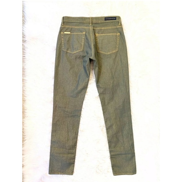 Rock & Republic Denim - ROCK REPUBLIC Gold Coated Berlin Skinny Je…